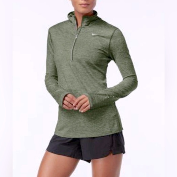 Nike Tops - Nike Pullover Dri-Fit Green Large Womens
